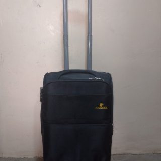 Cabin size travel suitcase tough fibre material 20″ inches height