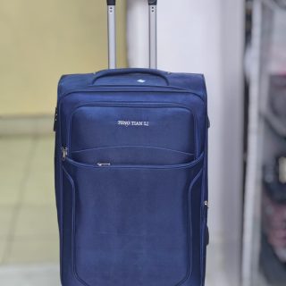 Large capacity 25kg capacity travel suitcase with wheels large trolley luggage bag fabric material