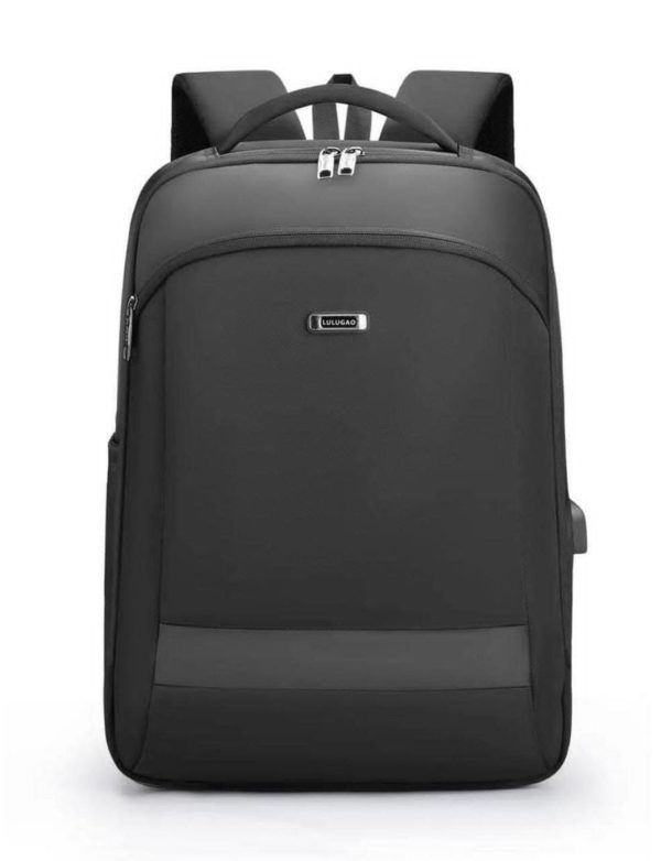 18″ inch Executive business backpack with multiple compartments padded with USB cable - Image 2