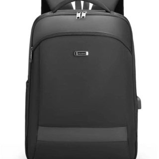 18″ inch Executive business backpack with multiple compartments padded with USB cable